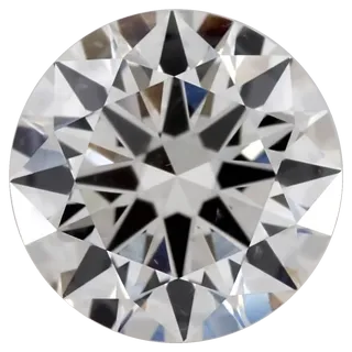 A round brilliant at clarity grade VS2, the recommended grade